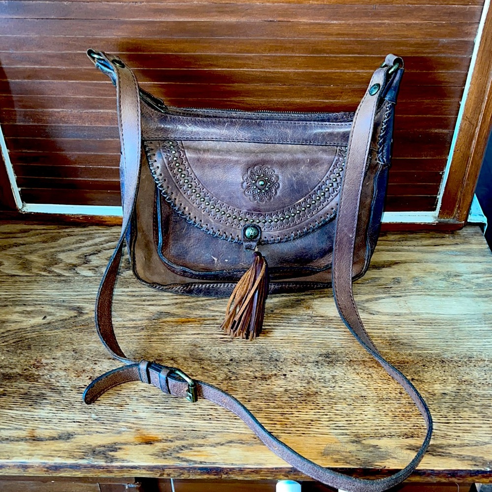 Patricia Nash Camila leather crossbody